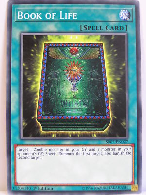 Yugioh - 1x #027 Book of Life - SR07 - Zombie Horde Structure Deck