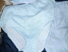 Ladies Briefs X6 100 Cotton 34" hip 26" W