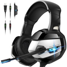Gaming Headset with Microphone for PS4 Xbox One Headset with Noise Canceling Mic