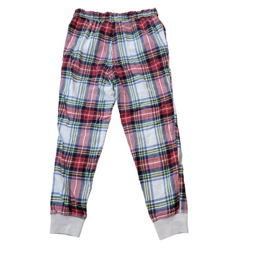 Aerie Plaid Flannel Loungewear Joggers Size Small - Picture 2 of 5