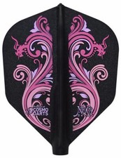 COSMO DARTS FIT FLIGHT AIR SHAPE SHINJI UMEDA 2 - DARK BLACK - SET OF 3