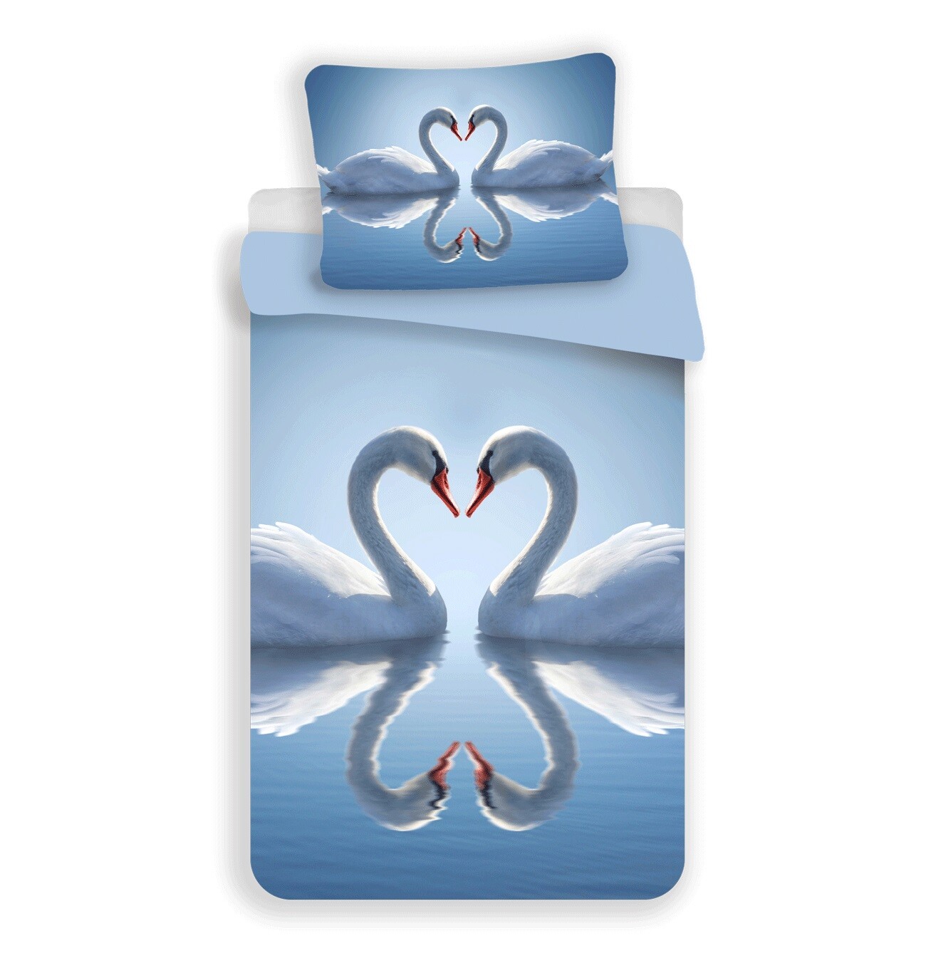 Лебеди Кушелиге Беттвеше из полиэстера 140х200 см и 70х90 см 6090₽