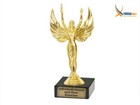Zauberhafte Siegerfigur mit individueller Gravur | Gold | Geschenk Auszeichnung