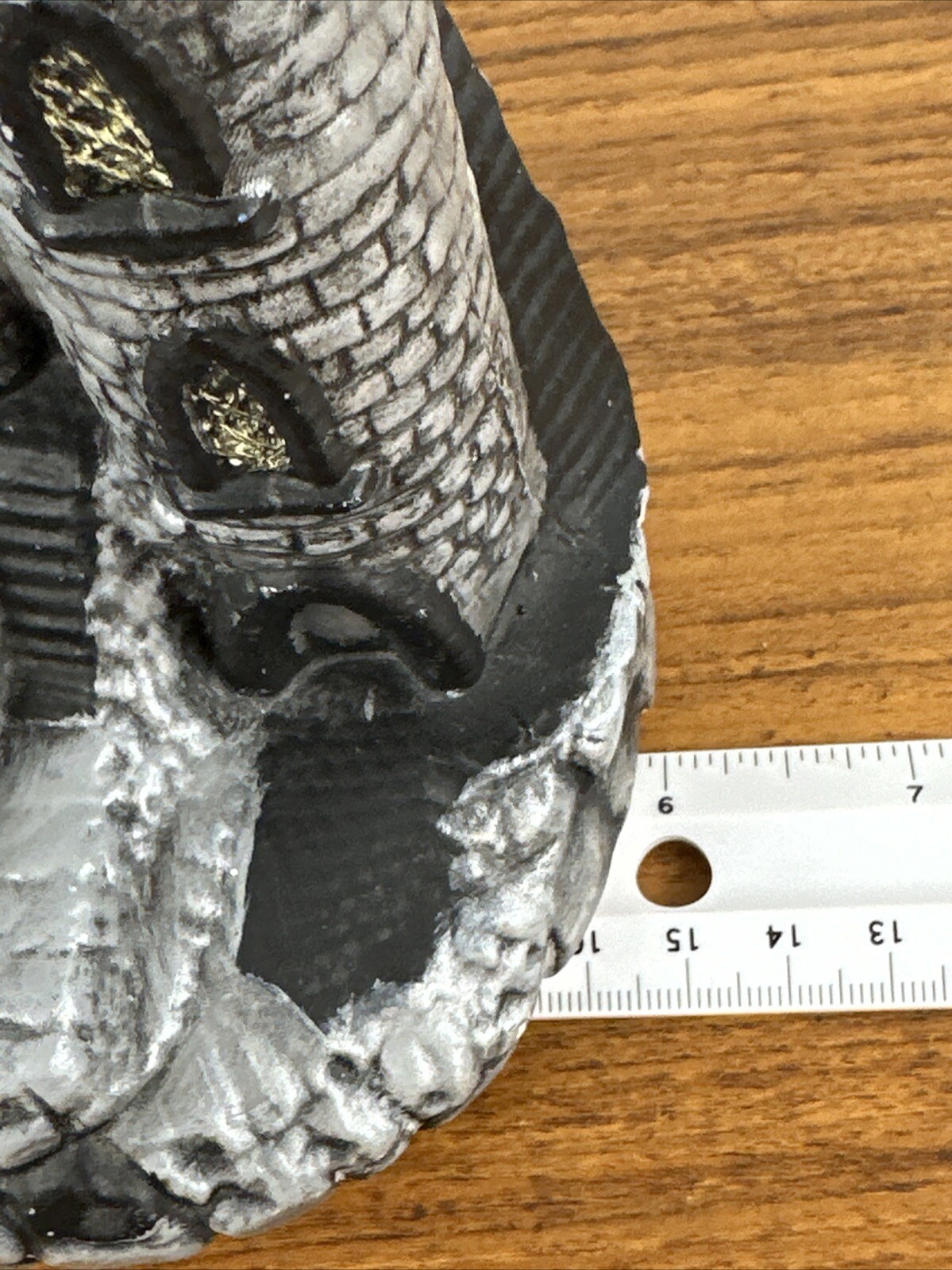 Vintage Byron Molds Victorian Castle - Eerie Halloween Decoration Hand Painted