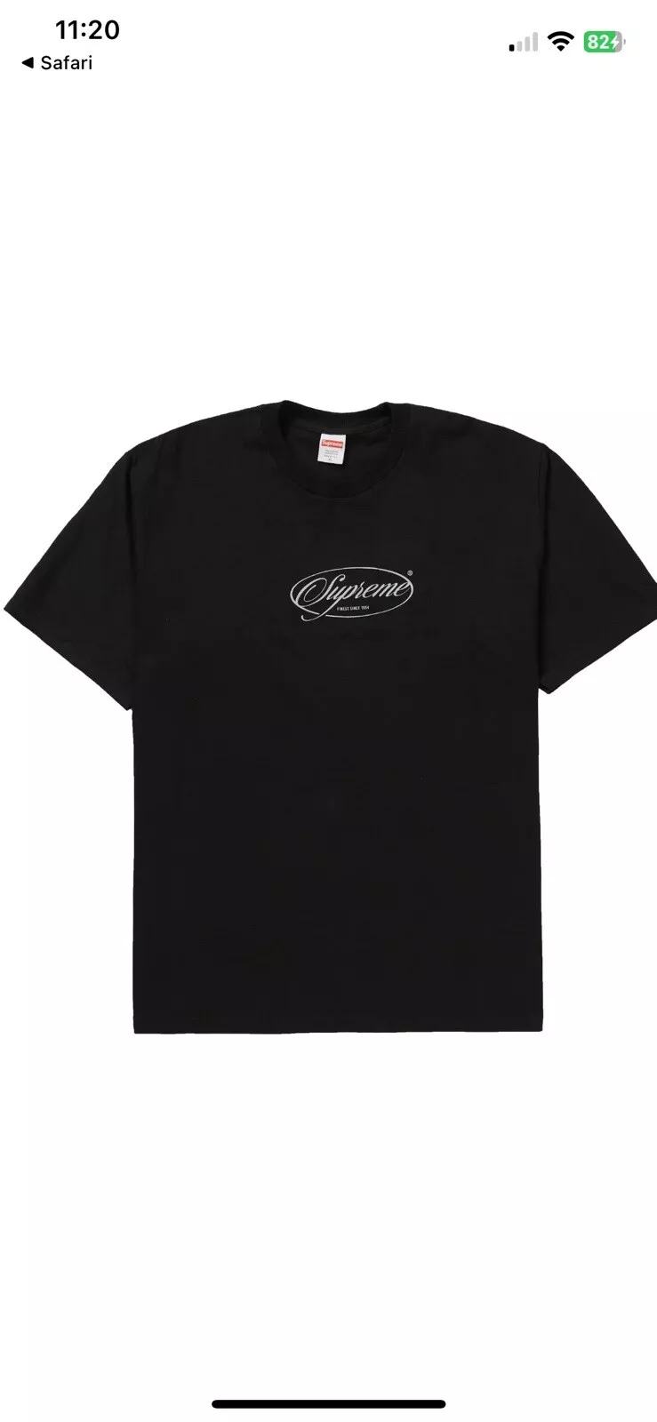 T shirt XL Supreme Classics/Finest