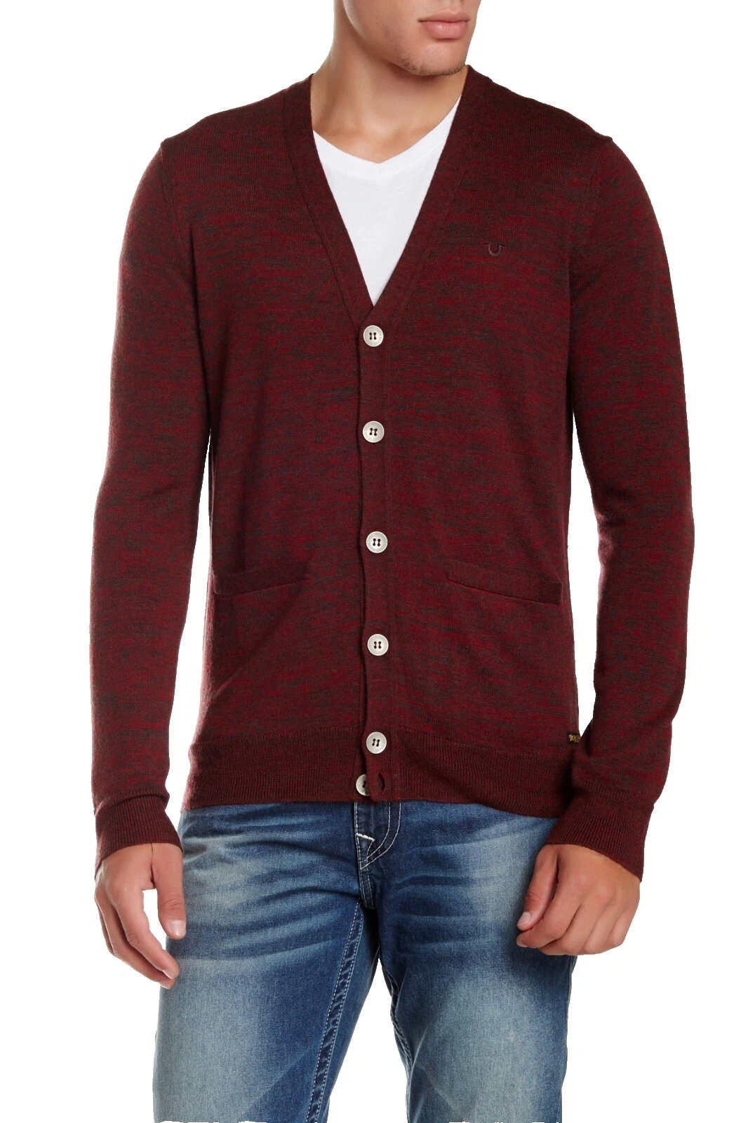 Lana True Religion Cardigans para hombres
