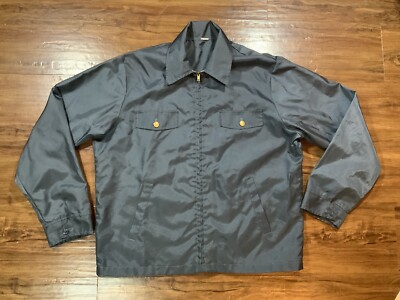 Vintage 70s US Mail Nylon Jacket USPS Carrier Size Large
