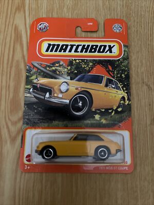 Matchbox 1971 MGB GT Coupe Yellow #73 73/100 2022 Basic Car 