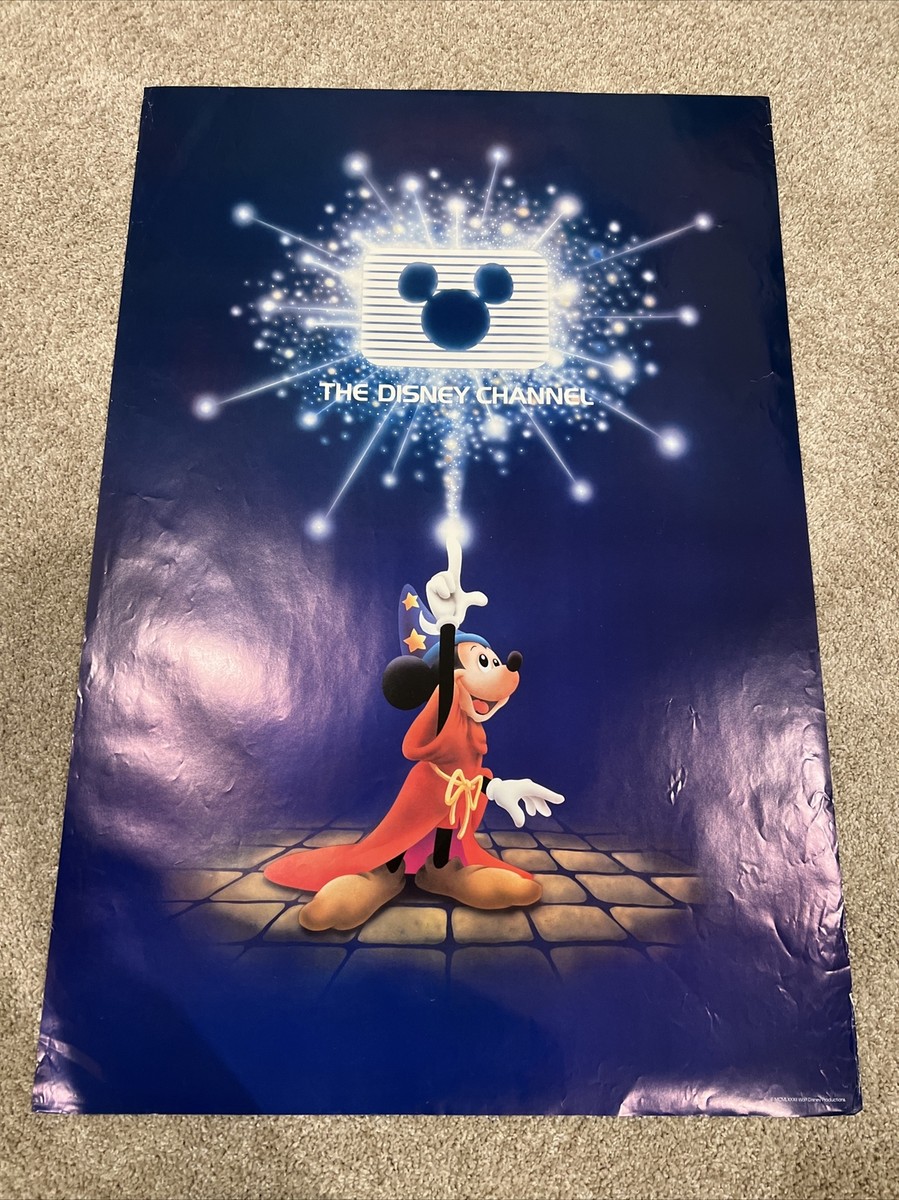 The Disney Channel 1982 poster 37x25” | eBay