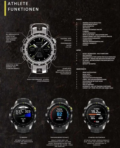 Garmin MARQ Athlete - Neu & ungeöffnet, mit Restgarantie! - Bild 10 von 13