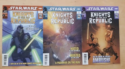Star Wars Knights of the Old Republic 1,2,3, VF-NM, KOTOR, Dark Horse Comic 2006