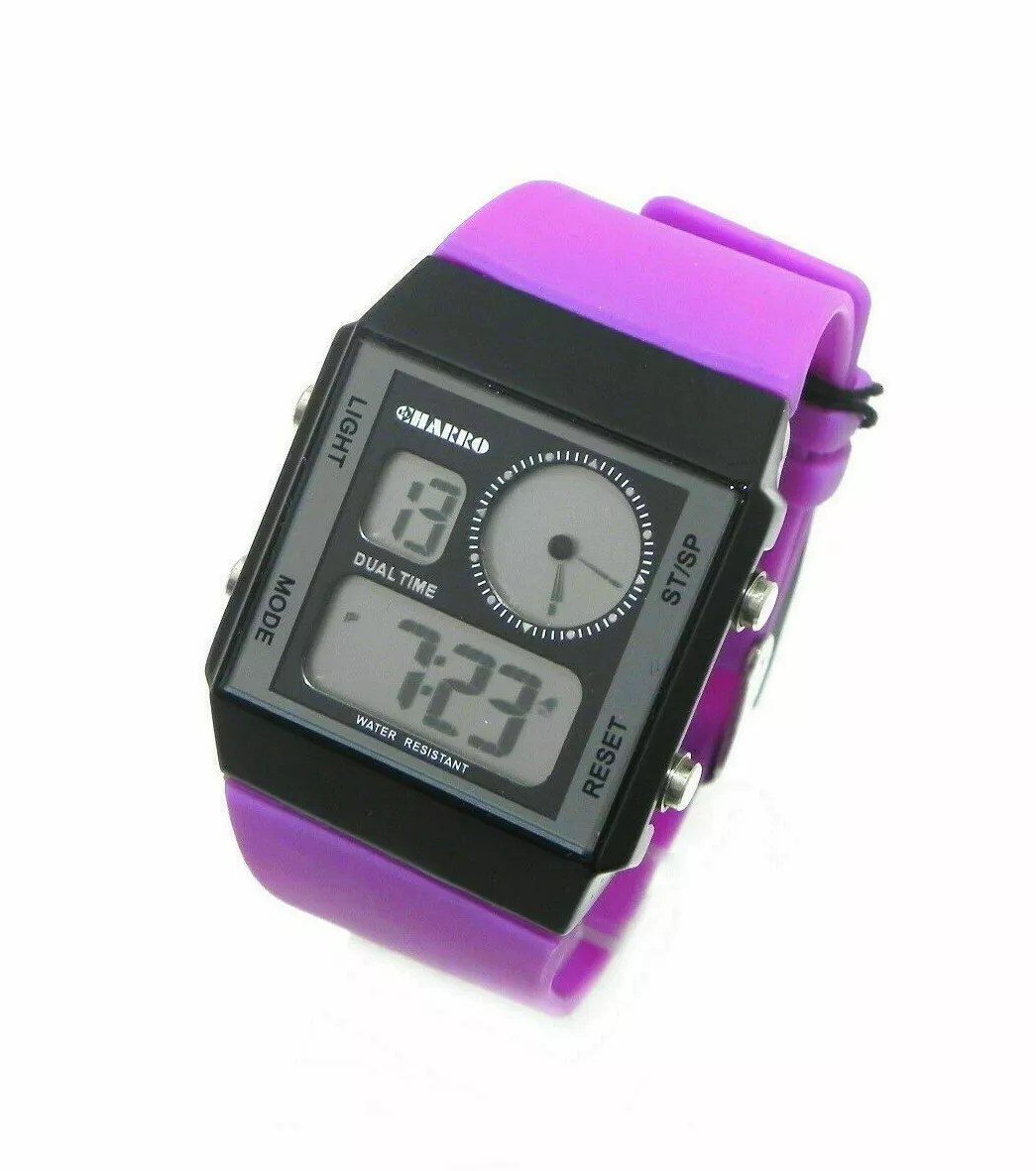 Watch El Charro Multifunction LED Light Man Woman Silicone Digital