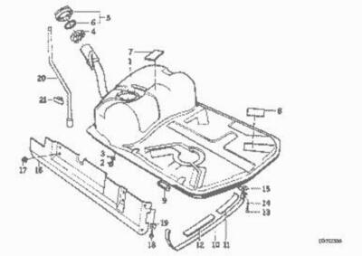 1989-1995 BMW E34 5-series Factory Metal Fuel Gas Tank 81l W