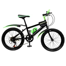 20 Inch Child Bike Mountain Bike High Carbon Steel Bicycle 7-Speed City Bike