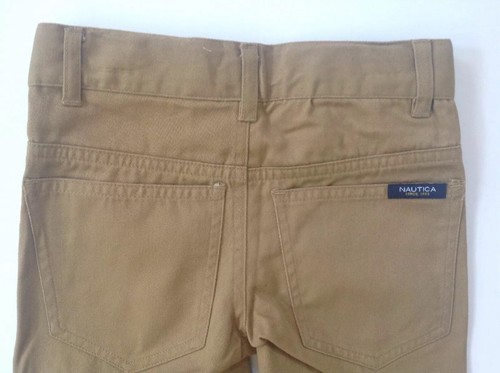 NWT NAUTICA Boy Cream Argyle Vest/Gray Shirt/Brown ADJ Pants OUTFIT SZ 4 *80 - Picture 8 of 8