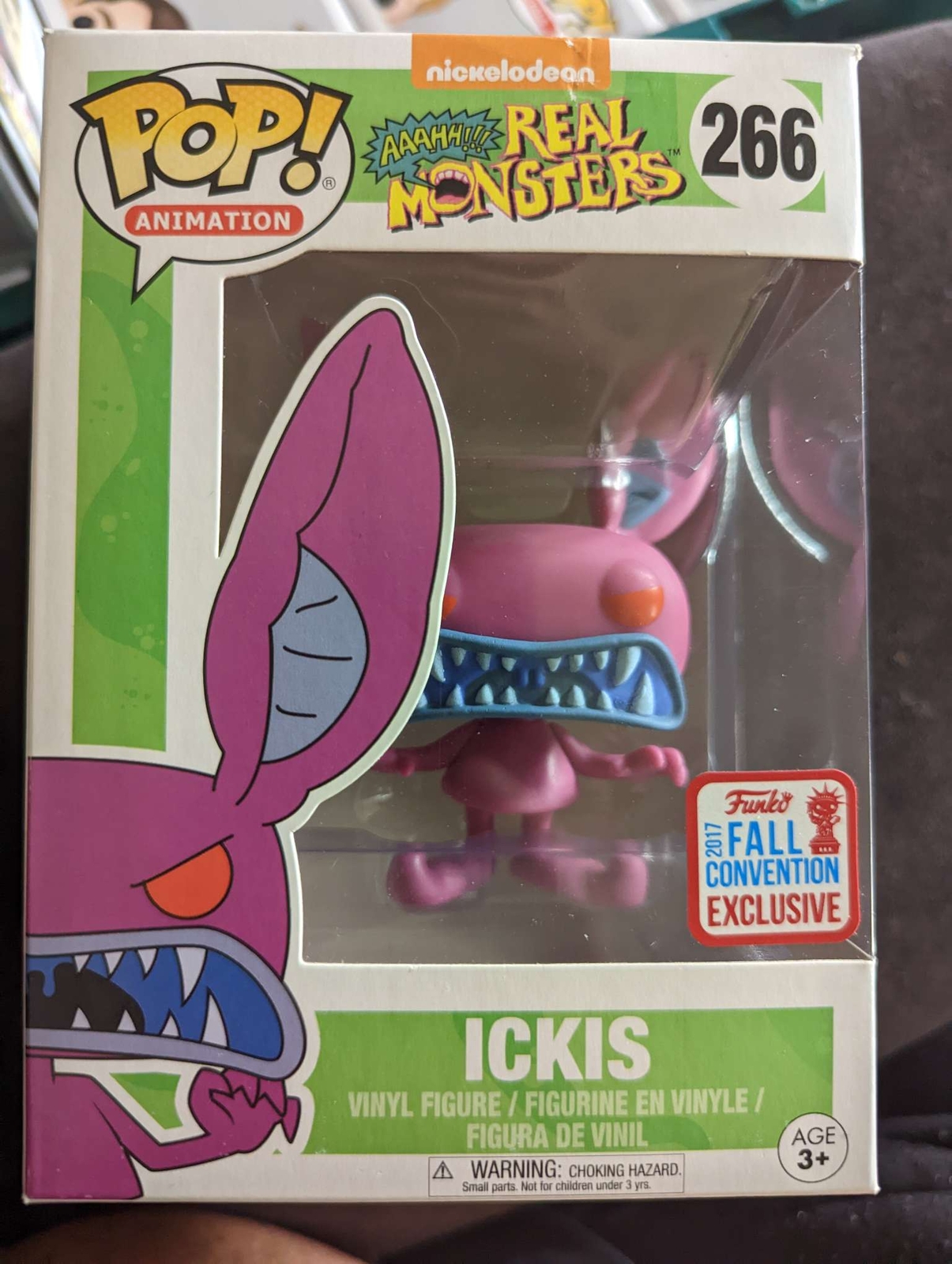 Damaged Box Funko Pop Animation - Aaahh!!! Real Monsters - Ickis- #266