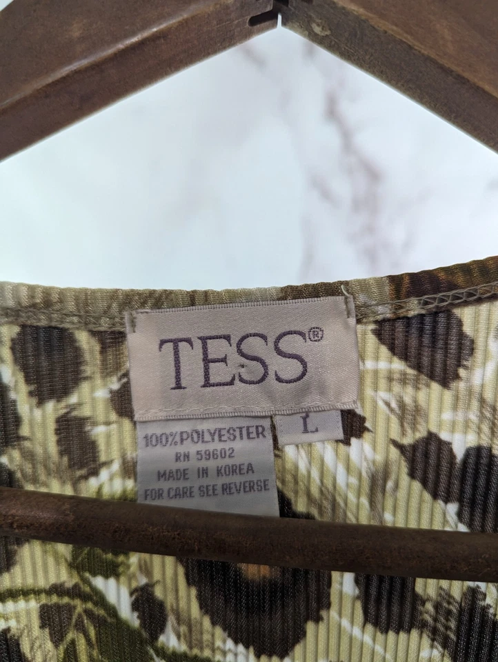 Blusa vintage top para mujer grande años 90 Y2K leopardo floral camisa acanalada con botones Foto 3 de 4