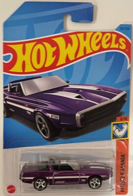 Purple 2023 Hot Wheels SUPER TREASURE HUNT '69 Shelby GT-500 w