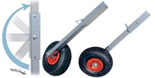 Ruote Alaggio / poppa Con Staffe Ribaltabili Per Gommoni E Barche gommone tender