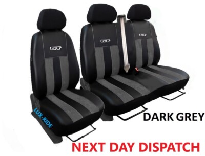 TAILORED FRONT SEAT COVERS For TOYOTA PROACE 2019 - 2024 ART. LEATHER & ALICANTE