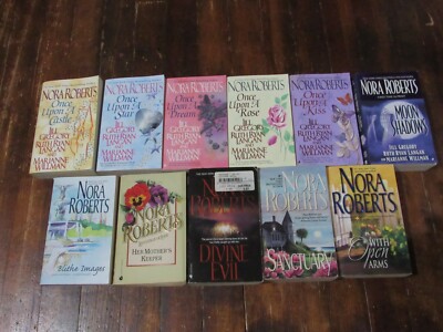 Lot 11 Nora Roberts Books including 5 Once Upon a Time Books