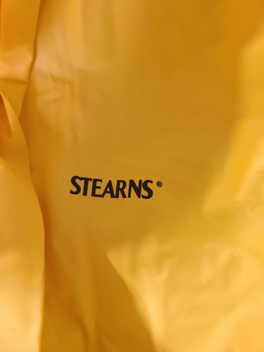 STEARNS DRIFLEX YELLOW NYLON RAIN SUIT - MEDIUM PANTS - XL JACKET - Picture 6 of 6