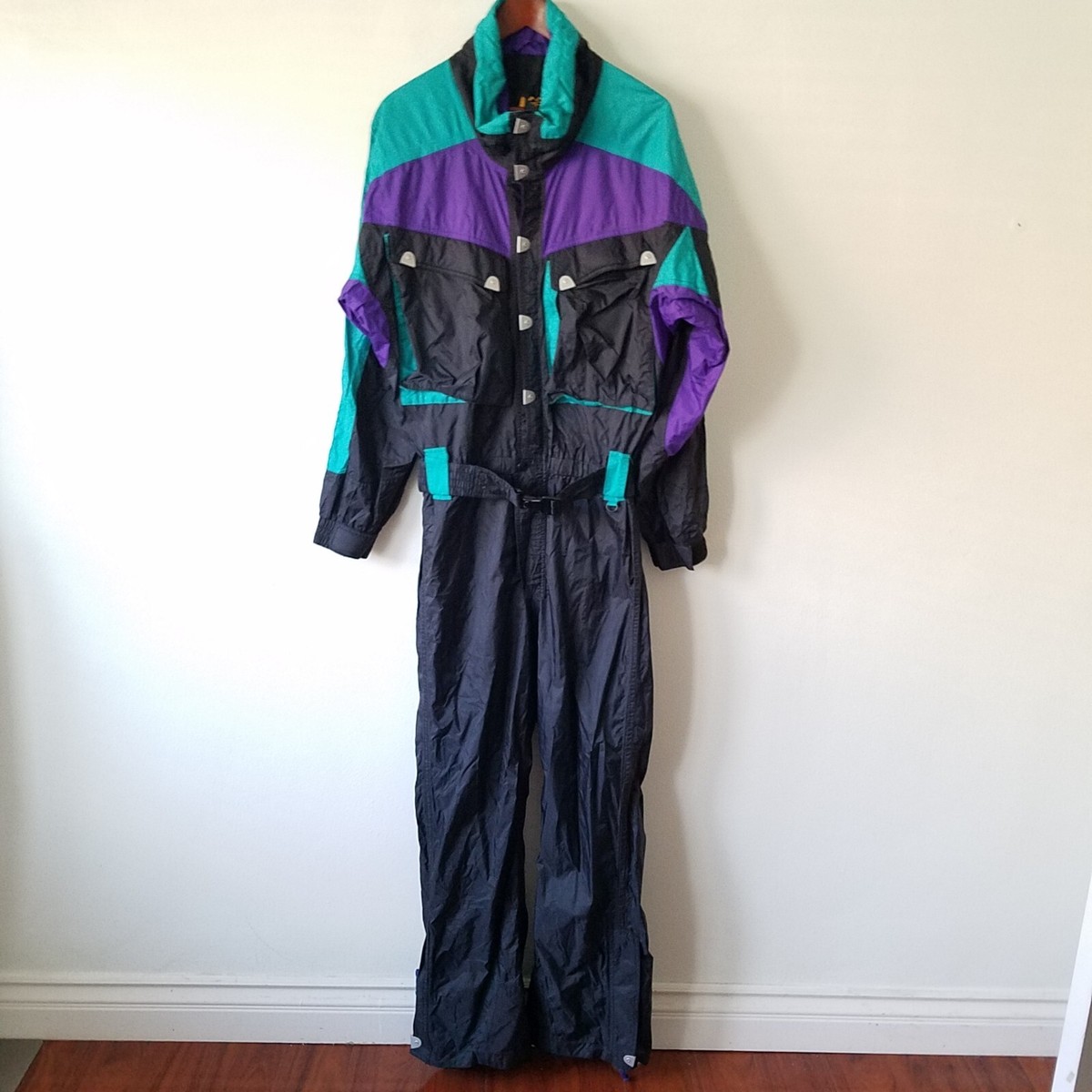 Vintage 80s REI Ski Snowboard Jumpsuit Women's Size Large Lined