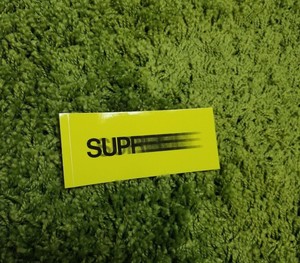 yellow supreme sticker