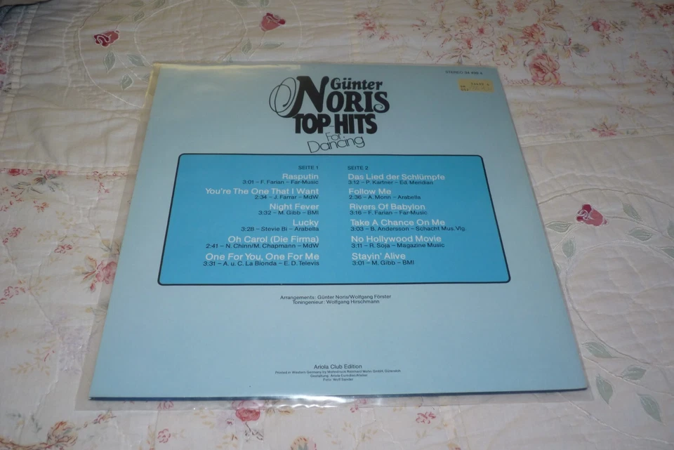 GUNTER NORIS        *        TOP HITS FOR DANCING Foto 2 de 2