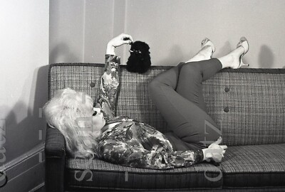 1950s Negative-sexy blonde pinup girl Kitty Lynne-cheesecake t445626