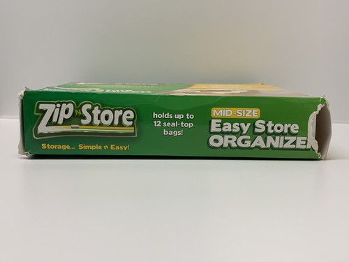 Mid Size Easy Store Organizer Zip N Store Holds Up To 12 Bags - Picture 8 of 9