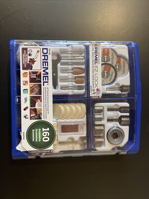 Dremel Rotary Tool Accessory Kit- 710-08- 160- EZ Lock Technology