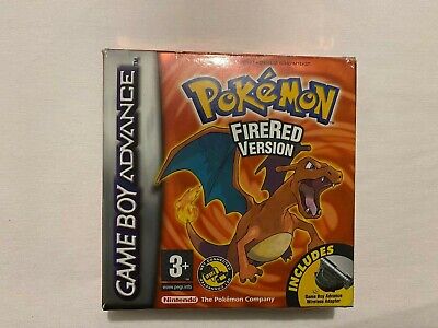 Pokémon Fire Red Version Game Boy Advance GBA Nintendo DS CIB New Battery  Saves