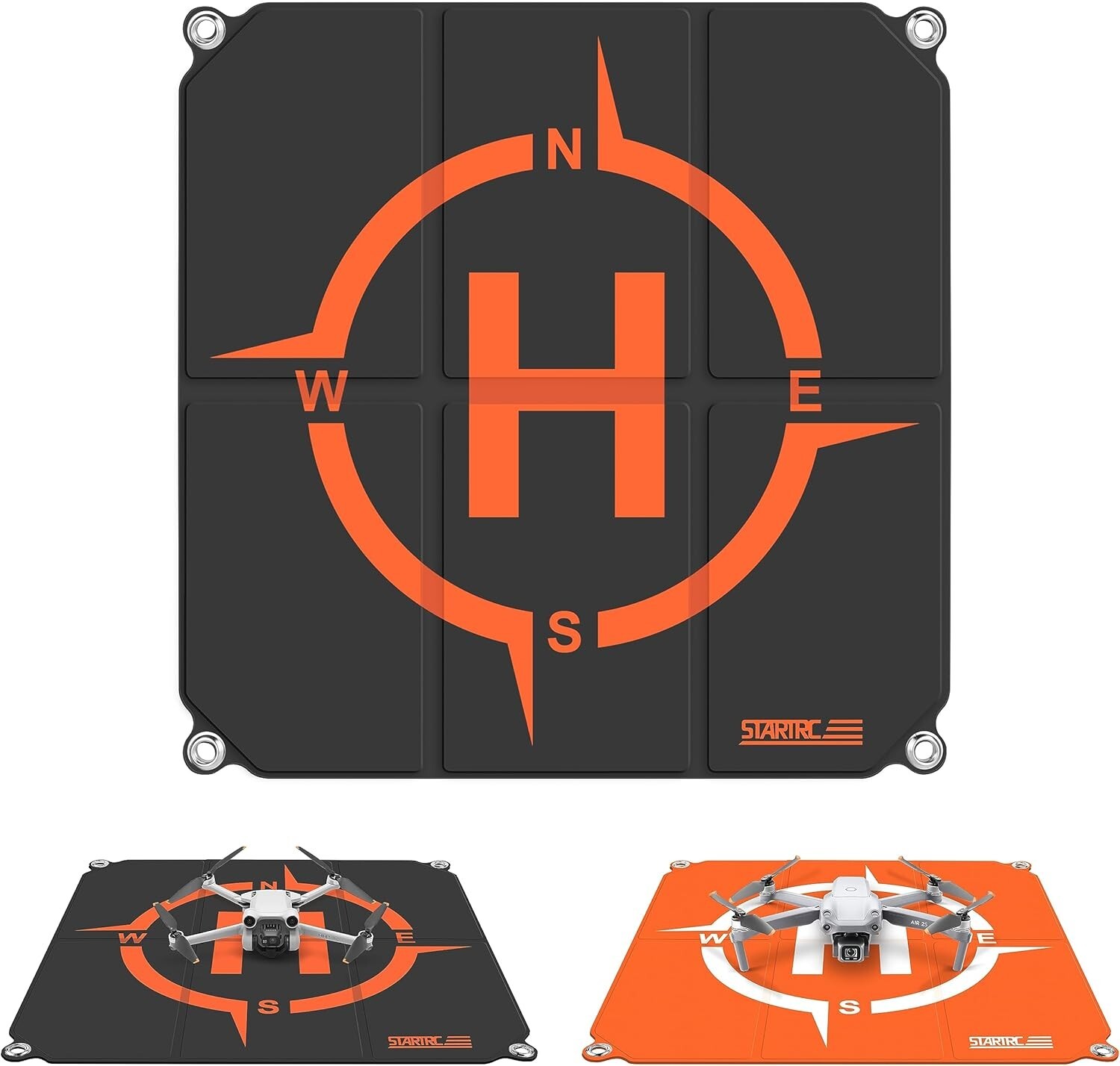 Universal Waterproof Fast-Foldable Drone Landing Pad Pro for Helicopters-image