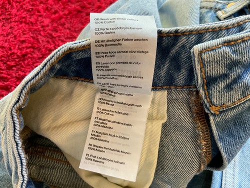 Weekday Jeans Arrow, straight fit, low rise, Größe W 30, L 30, hellblau, NEU - Bild 6 von 6