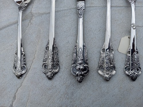 Godinger Baroque Silverplated 5-Piece Place Setting NOS - Picture 5 of 15