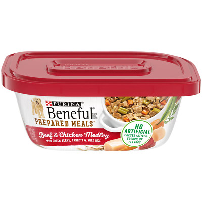 Purina  Dog Food Freshly Prepared Meals Beef and Chicken Medley with Green Beans
