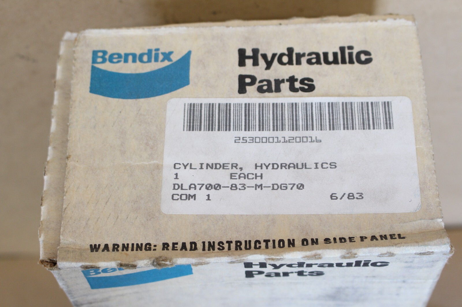 Bendix Brake Master Cylinder P/N 2225901P NSN 2530001120016 New 