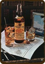 1978 MOUNT GAY Eclipse Barbados Rum Vnt-Look ** DECORATIVE REPLICA METAL SIGN **