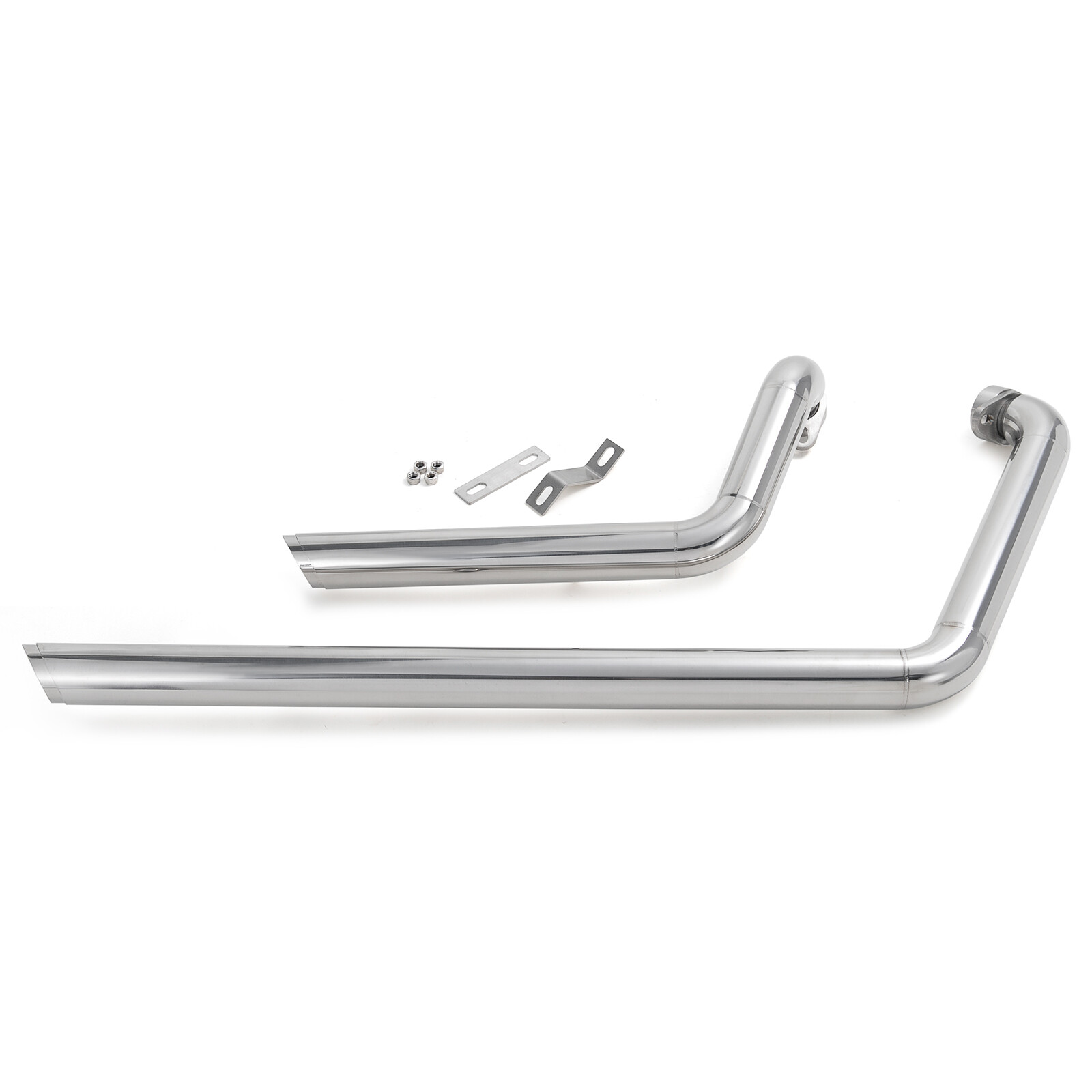 Shortshots Staggered Exhaust Pipes for YAMAHA Star Bolt XV950 XVS950