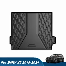 Car Rear Trunk Mat TPO Rubber Cargo Liner Tray All Weather For BMW X5 2019-2024