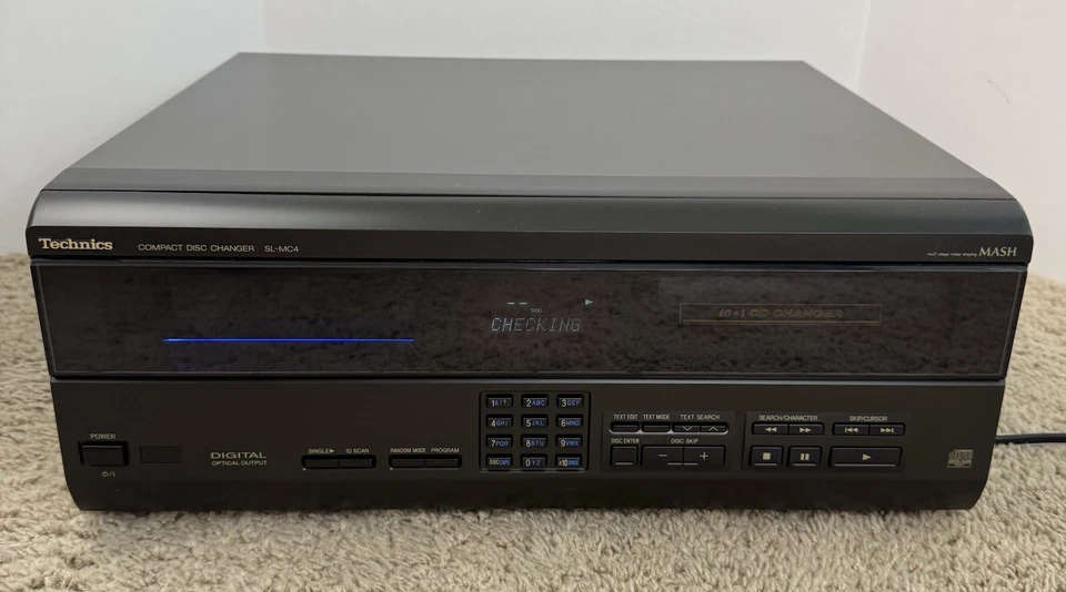 Technics SL-MC4 CD Changer 60+1 component CD Player No Remote Parts/Repair Only - Image 2 of 4