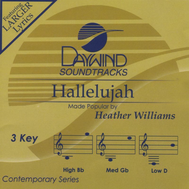 Hallelujah - Heather Williams - Accompaniment Track