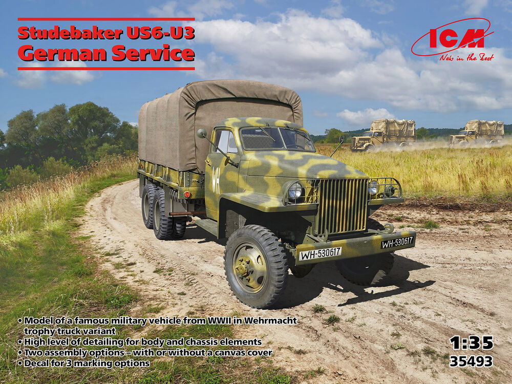 Kit Modellino Camion Leggero Tedesco ICM 1:35, Tipo 2,5-32, Veicolo Militare In Plastica Da Montare, Scala 1/35