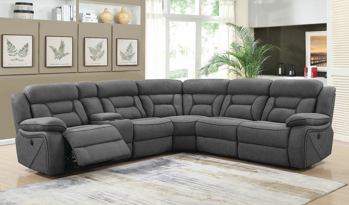 Faux suede 2024 recliner sofa