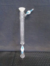 Glass 100mL Dual Scale Graduated Addition Funnel 35/15 Spherical 4mm 1mm Stpcks