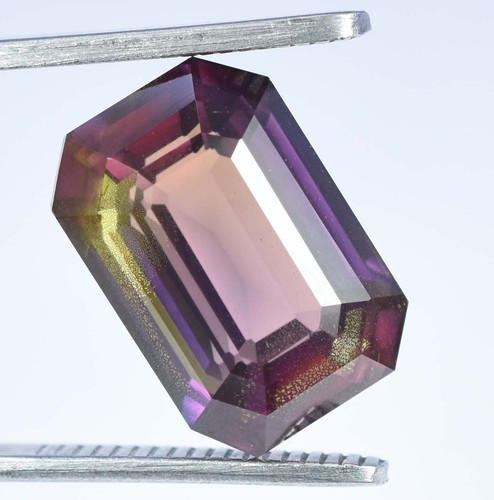 22.10 Ct Natural Alexandrite Color Change Certified Emerald Cut Loose Gemstone - Picture 5 of 8