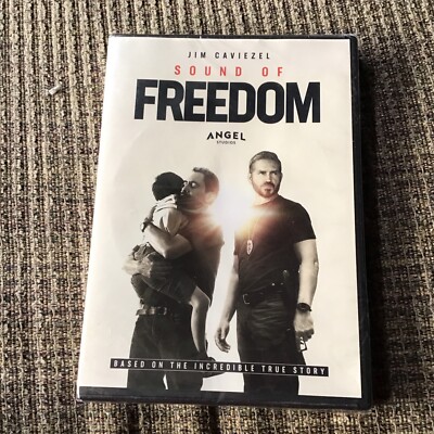 SOUND OF FREEDOM 2023 DVD BRAND NEW ANGEL STUDIOS PRINT JIM CAVIEZEL