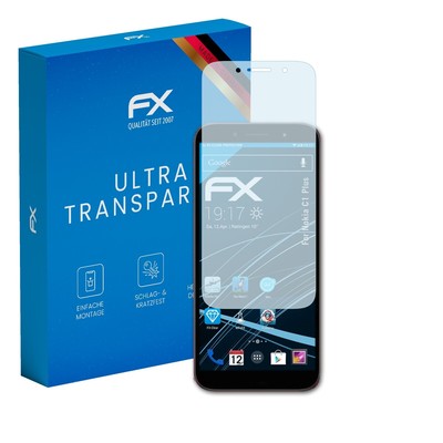 atFoliX 3x Displayschutzfolie für Nokia C1 Plus Schutzfolie klar Folie