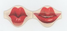 2 Smiling Kissing Lips 1960's VARI-VUE Motion Animations 2 inch by 1 1/2 inches